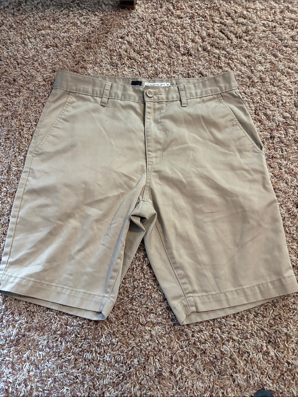 🔴10/$10! RVCA Men's Tan Chino Weekend Shorts